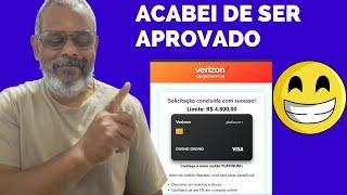 VERIZON CARTÃO DE CRÉDITO VISA SEM ANUIDADE E COM CASCHBACK APROVA LIMITE ALTISSIMO E NEGATIVADO