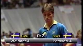 Jan Ove Waldner vs. Jörgen Persson (Table Tennis World Championship Final 1989 Dortmund)