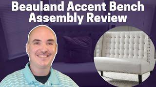 Beauland Accent Bench Assembly FULL INSTRUCTION MANUAL - Signature Design by Ashley Beauland Settee