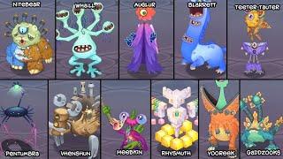 Ethereal Workshop (WAVE 5) but Each Monster is Zoomed in! (Can hear each monster better!)