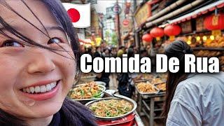 PROVANDO COMIDA DE RUA CHINESA NO JAPÃO