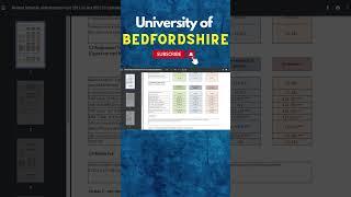 University Of Bedfordshire UK Eligibility |Scholarship And Programs Fee 2024| #scholarship