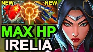 Wild Rift China Irelia Top - NEW HEARTSTEEL TANK IRELIA BUILD RUNES - Sundered Sky Broken OP Item