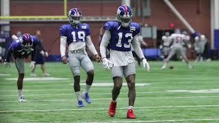 Giants' Odell Beckham practices before Titans game