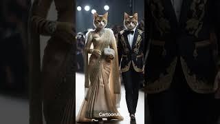 Cute Couple cat | Elegant Couple Cat in Show meow meow billi tiktok #funny #shorts #meow #ytshorts