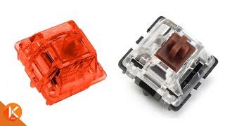 Gateron Orange Vs. Gateron Brown Switches Typing test ASMR