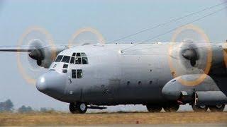 SAAF C-130 Hercules of 28 Squadron Landing at Zwartkop AFB