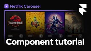Framer Components For Beginners (Netflix Carousel)