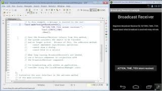 Android App Programming | Broadcast Receiver Concepts And Sample App