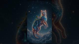 Cat in space #ai #cat #shorts