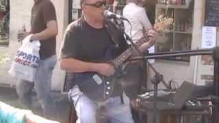 Shaun Potts outside the ship and crown