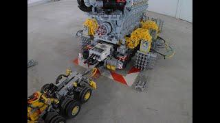 Lego Technic MOC 78208/75396/73232 Transport of a heavy Marine Engine by Legolaus