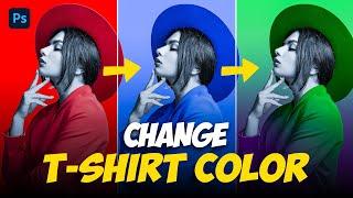 How to change T-shirt colors in photoshop!!