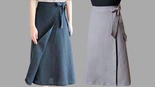 빠르고 쉽고 간단하게 만드는 랩스커트    Quick easy and simple wrap skirt