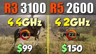 Ryzen 3 3100 vs. Ryzen 5 2600 | RX 5700 XT