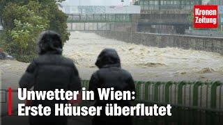 Erste Häuser überflutet, Menschen evakuiert | krone.tv NEWS