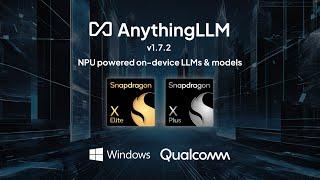 Run powerful LLMs on NPU with AnythingLLM | Snapdragon X Elite | Promo