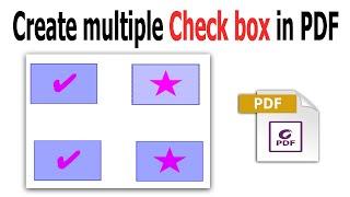 How to Create multiple checkboxes in PDF using Foxit PhantomPDF