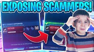 Exposing STUPID SCAMMERS on Rocket League...