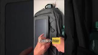 Pascals Tech Check hat den Sunnybag EXPLORER+ mit abnehmbarem Solarpanel getestet #solarbackpack