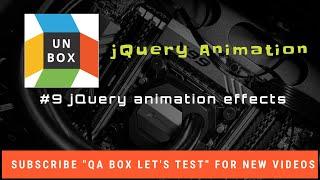 #9 jQuery Animation Effects