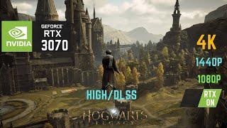 Hogwarts Legacy On RTX 3070 / 1080p, 1440p, 4K - RT/DLSS