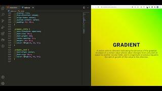 Linear-gradient generator HTML CSS