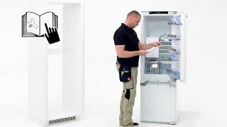 How to install your AEG door on door fridge / freezer
