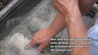 Zementmix macht Mörtel und Zement dauerhaft wasserdicht und schützt den Bewehrungsstahl