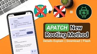 New Rooting Method using APATCH || How to Root  Any Android Device ||