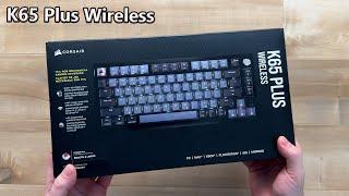 *New* Corsair K65 Plus Wireless Unboxing & Typing Test! - ASMR