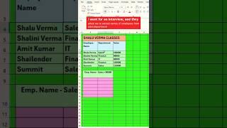 Crack the Excel FILTER Function: Common Interview Question Solved! #ExcelTips  #DataAnalysis