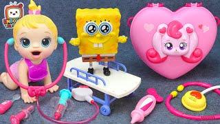 30 Minutes | Satisfying Video with Unboxing COCOMELON Doctor Toys, JJ, Pinkfong & Spongebob | ASMR