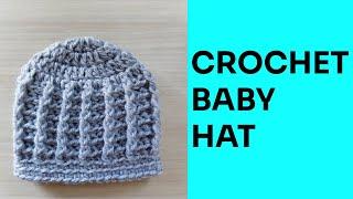 Super Easy & Super Quick Crochet Baby Hat - Easy Crochet Tutorial