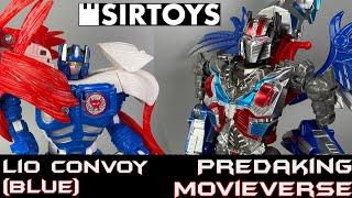SIRTOYS Beast Wars II Lio Convoy (Blue) and Predaking Movieverse KNOCK-OFFS | VIDEO REVIEW