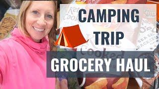 Family of 5 Vacation Grocery Haul | Grocery haul for camping!