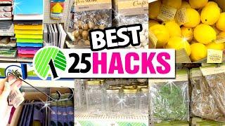 25 *BEST* Dollar Store HACKS 2024! High-End $1 Dollar Tree DIYs + ORGANIZATION!