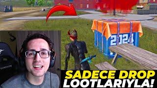 SADECE DROP LOOTLARIYLA WIN ALMAK ? Part 2 - PUBG MOBILE