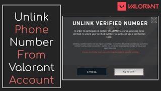 How To Unlink PHONE NUMBER From Valorant Account.