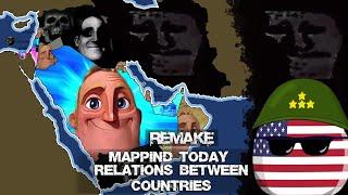 Mapping Today Asia (REMAKE - Relations between Countries - USA) - Mr Incredible canny/Uncanny  P/91