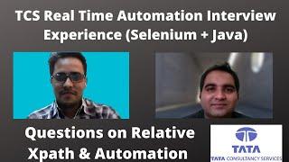 TCS Automation Testing Interview Experience | Real Time Interview Questions and Answers