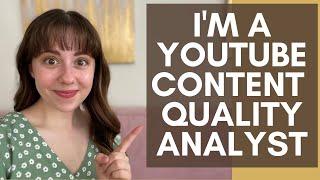 I am a YouTube Content Quality Analyst!! I'm telling you all about my new job and how I got it!!