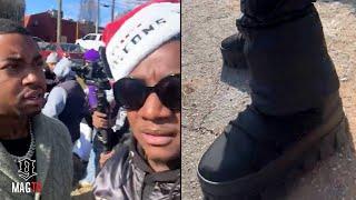 Yung Joc Abruptly Ends His Live After Cousin Scrappy Roast His Boots! 