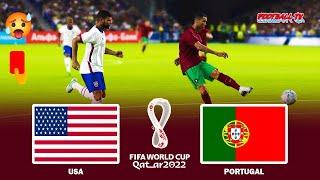 PES 2021 | USA vs PORTUGAL | FIFA World Cup 2022 | Match eFootball Gameplay PC