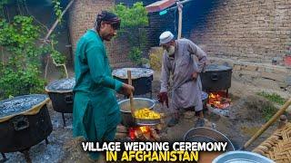 Village Wedding Ceremony in Afghanistan| wedding foods |Ultra HD