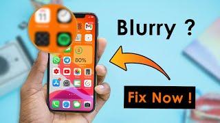 iPhone Top Of Screen Blurry FIX
