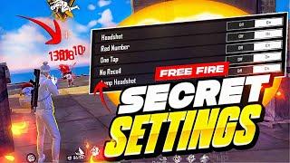 New Secret Headshot Settings 2023 || Free Fire Auto Headshot Pro Tips And Tricks || FireEyes Gaming