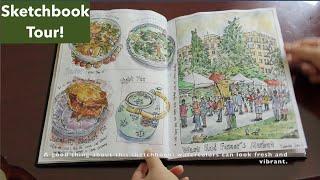 【 Sketchbook Tour 】Summer 2016 ｜Ink and Watercolors Art Journal by Becky Cao