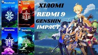 Redmi 9 Genshin Impact High Graphics Settings | Gameplay All Map