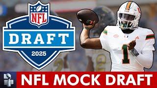 2025 NFL Mock Draft: NEW 1st Round Projections Featuring Cam Ward At #1 To The…